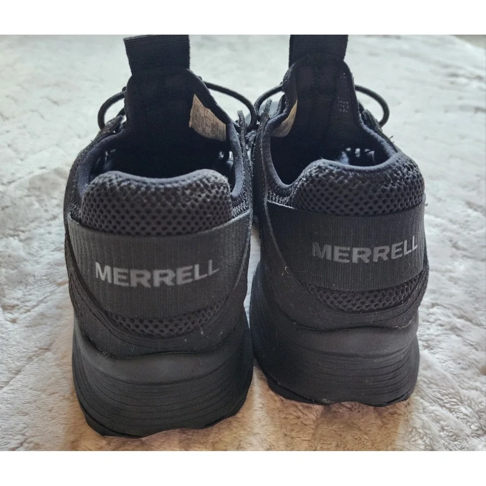 Merrell Speed Fusion Stretch Black Hiking Sandals Mens 11 Vibram J005011